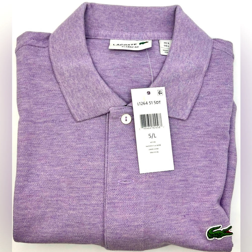 Lacoste Short Sleeve Classic, NWT
